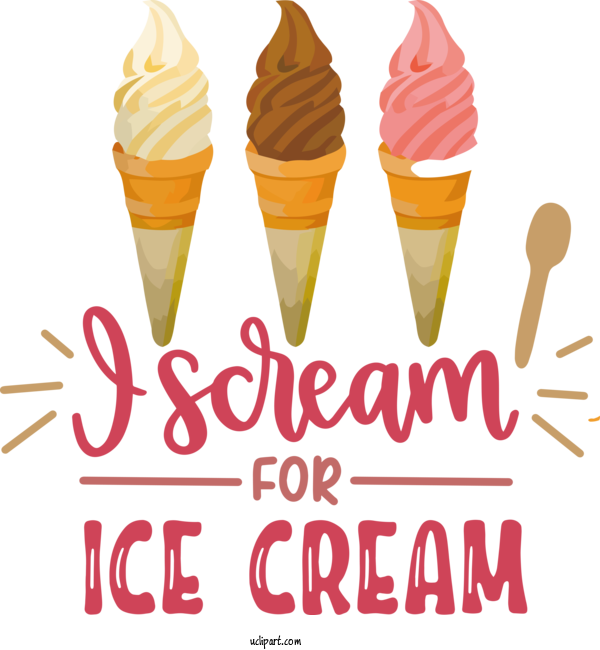 Free Food Ice Cream Cone Ice Cream Cream For Ice Cream Clipart Transparent Background