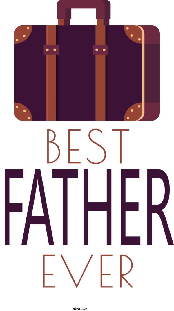 Free Holidays Design Logo For Fathers Day Clipart Transparent Background