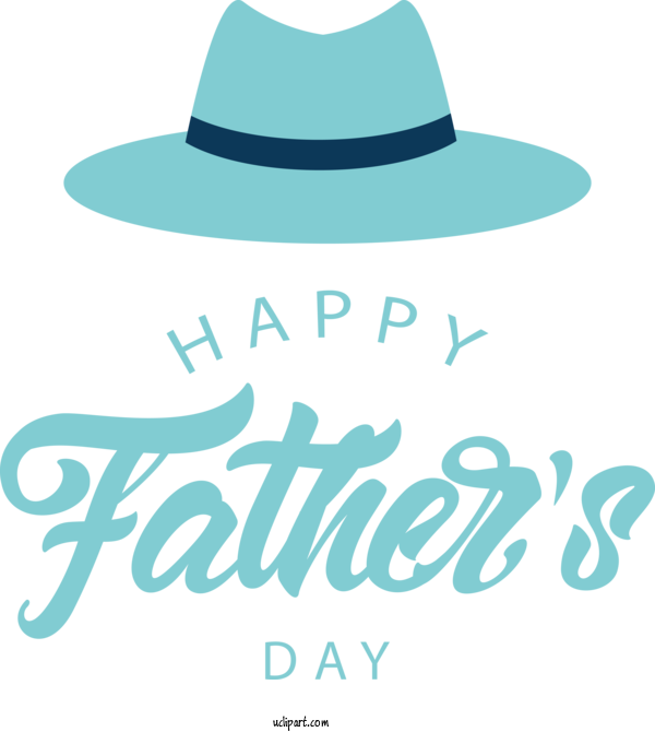 Free Holidays Logo Design Fedora For Fathers Day Clipart Transparent Background