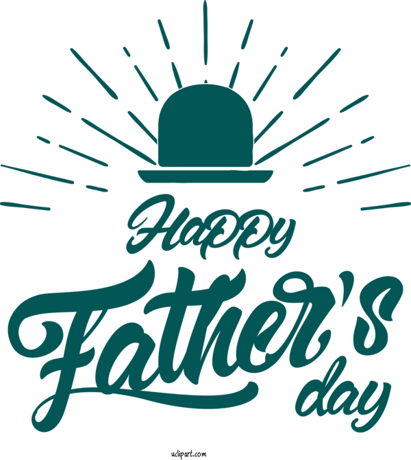 Free Holidays Design Human Logo For Fathers Day Clipart Transparent Background