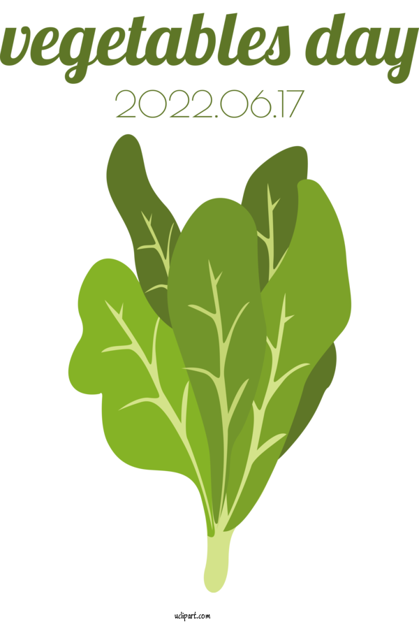 Free Food Leaf Plant Stem Leaf Vegetable For Vegetable Clipart Transparent Background
