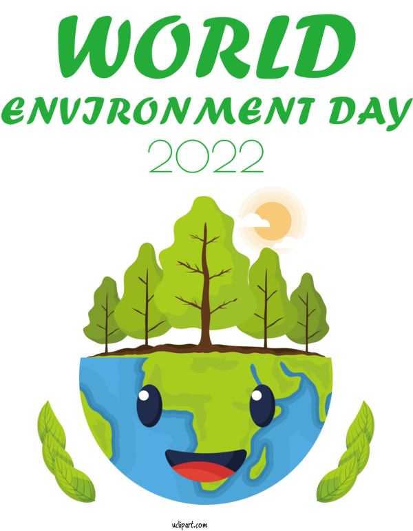 Free Holidays Leaf Logo Plant Stem For World Environment Day Clipart Transparent Background