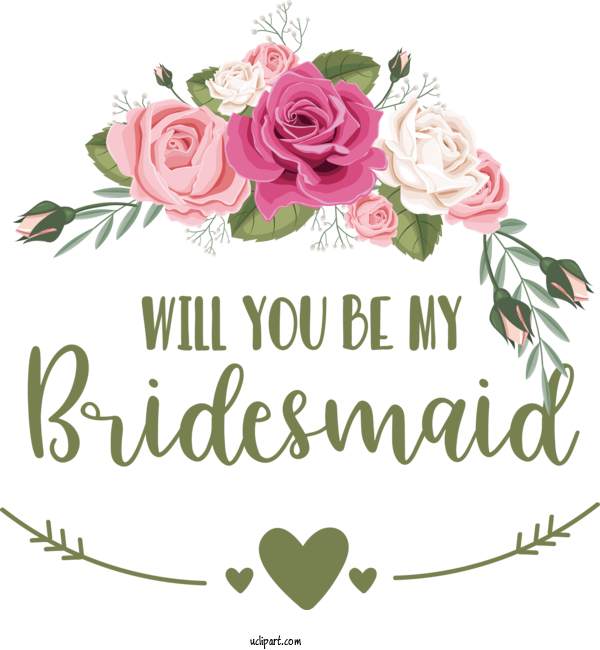 Free Occasions Wedding Invitation Wedding Bridesmaid For Wedding Clipart Transparent Background