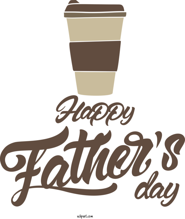 Free Holidays Coffee Coffee Cup Logo For Fathers Day Clipart Transparent Background