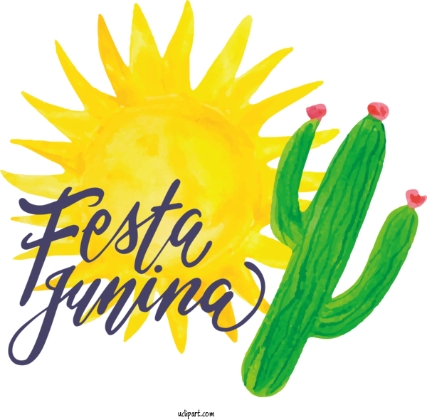 Free Holidays Flower Vegetable Logo For Brazilian Festa Junina Clipart Transparent Background