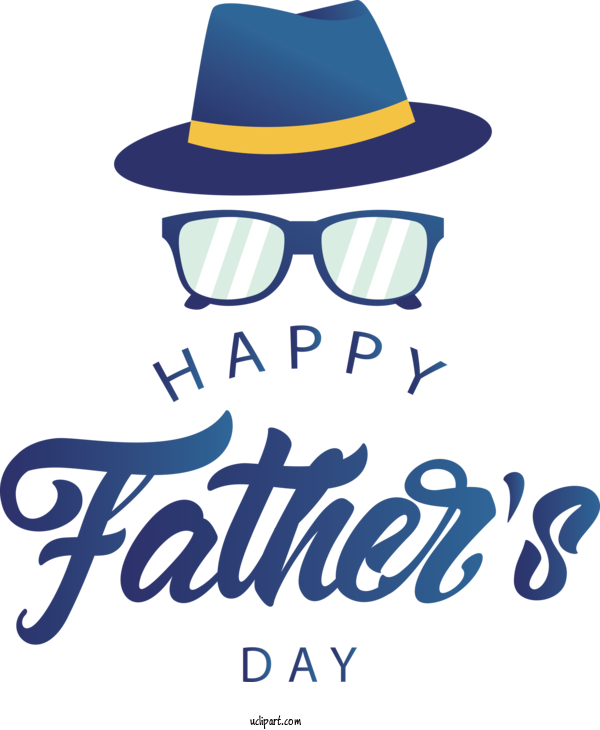 Free Holidays Hat Logo Design For Fathers Day Clipart Transparent Background