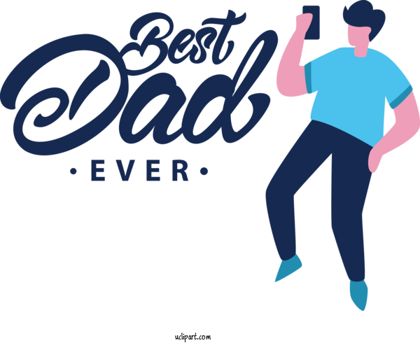 Free Holidays Logo Drawing Design For Fathers Day Clipart Transparent Background