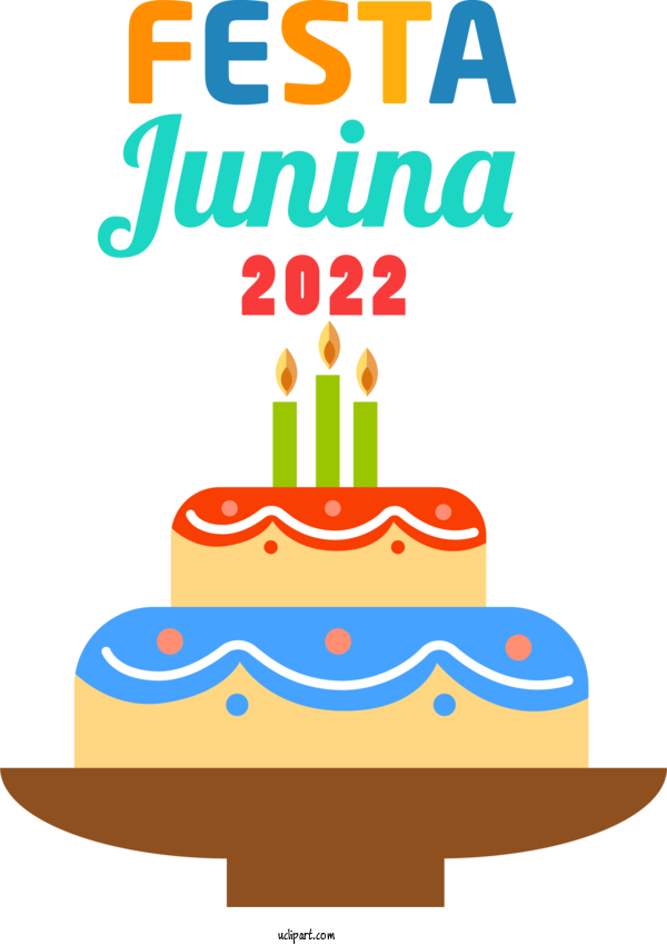 Free Holidays Birthday Candle Cake Decorating Birthday For Brazilian Festa Junina Clipart Transparent Background