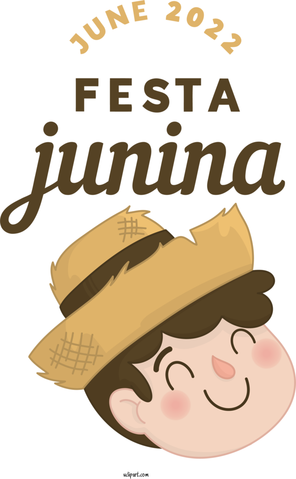 Free Holidays Human Cartoon Hat For Brazilian Festa Junina Clipart Transparent Background
