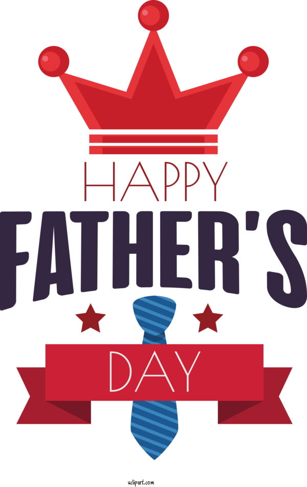 Free Holidays Design Logo Recreation For Fathers Day Clipart Transparent Background