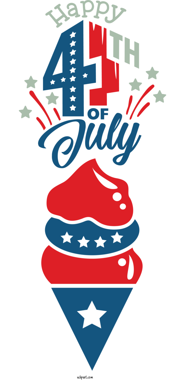 Free Holidays United States  Flag Of The United States For Fourth Of July Clipart Transparent Background
