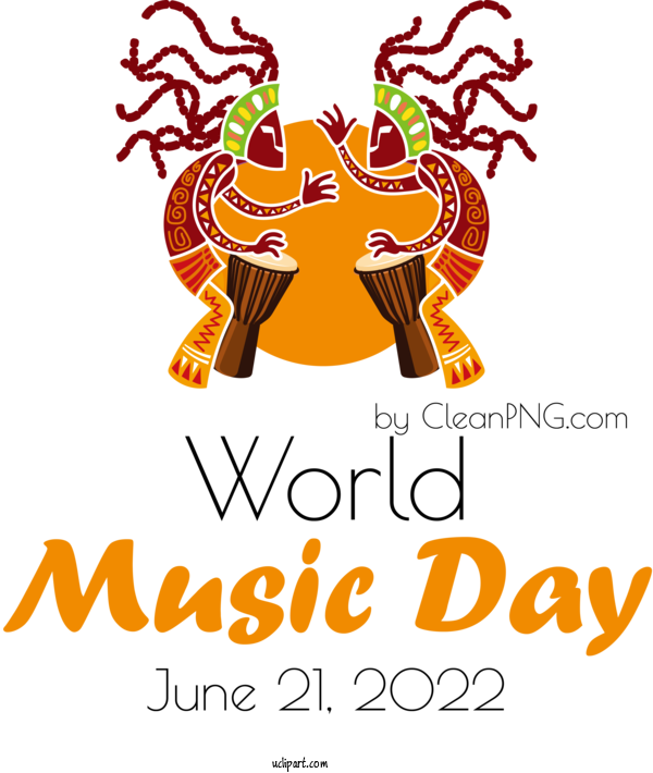 Free Life Music Of Africa Drum Djembe For Music Clipart Transparent Background