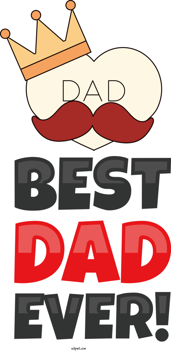 Free Holidays Design Cartoon Line For Fathers Day Clipart Transparent Background