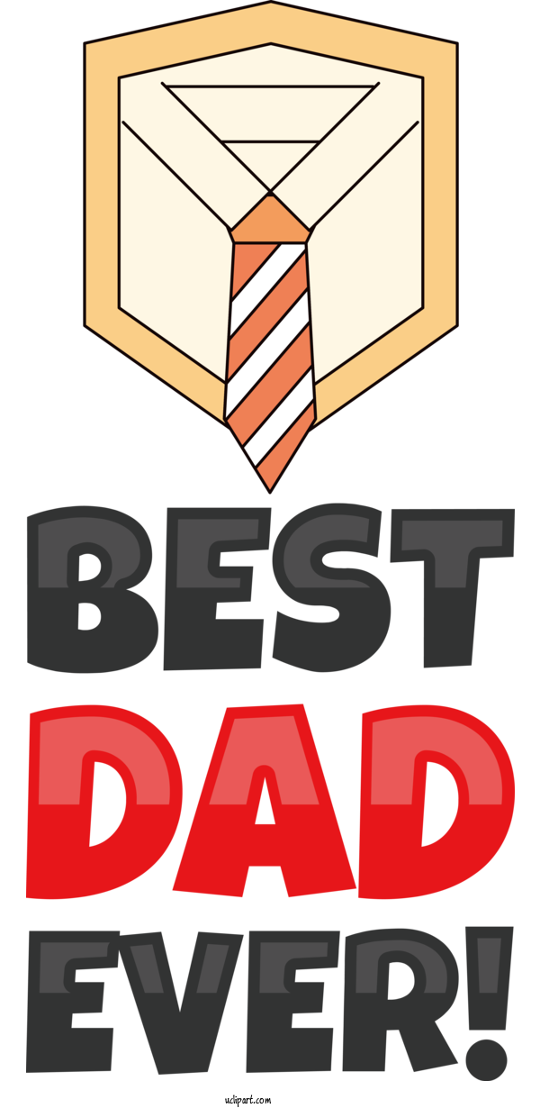 Free Holidays Design Logo Cartoon For Fathers Day Clipart Transparent Background