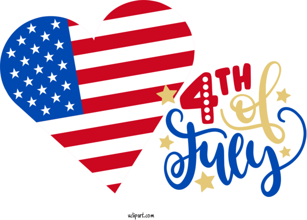 Free Holidays United States Flag Of The United States Flag For Fourth Of July Clipart Transparent Background