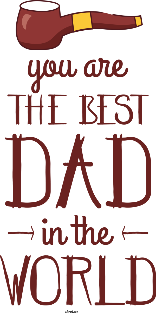 Free Holidays Logo For Fathers Day Clipart Transparent Background