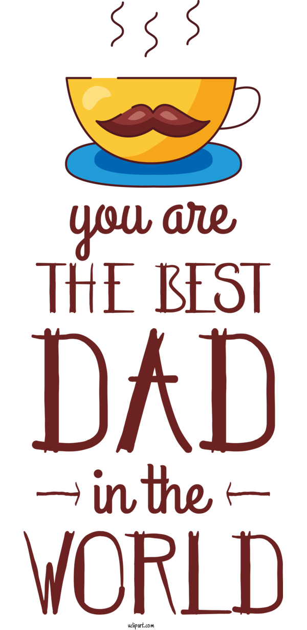 Free Holidays Logo For Fathers Day Clipart Transparent Background