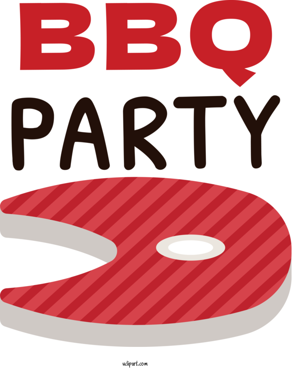Free Food Design Logo Cartoon For Barbecue Clipart Transparent Background