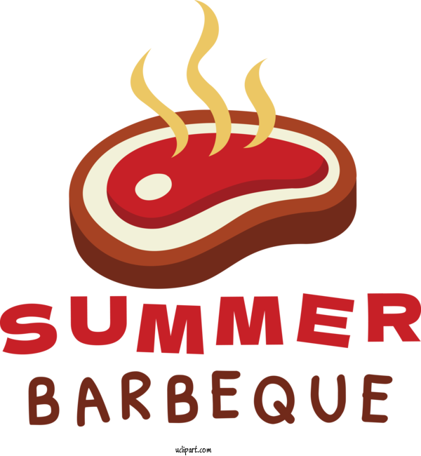 Free Food Logo For Barbecue Clipart Transparent Background
