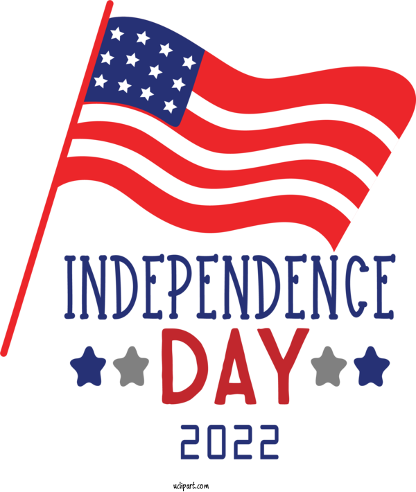Free Holidays Logo Flag Of The United States Flag For Fourth Of July Clipart Transparent Background