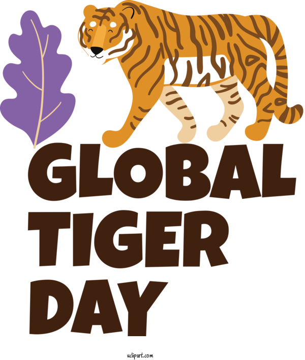 Free Animals Tiger Cartoon Cat For Tiger Clipart Transparent Background