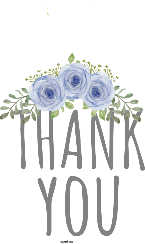 Free Occasions Flower Drawing Flower Bouquet For Thank You Clipart Transparent Background