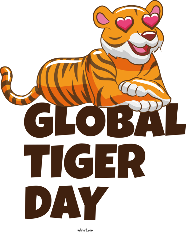 Free Animals Tiger Goodfellow Bros. Cat For Tiger Clipart Transparent Background