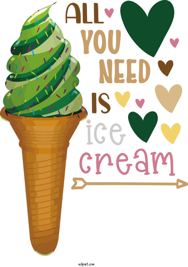 Free Food Ice Cream Cone Ice Cream Sundae For Ice Cream Clipart Transparent Background