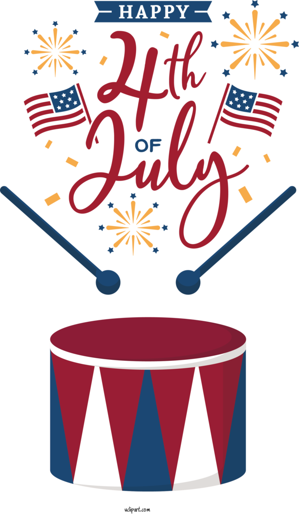 Free Holidays Design Logo Line For Fourth Of July Clipart Transparent Background