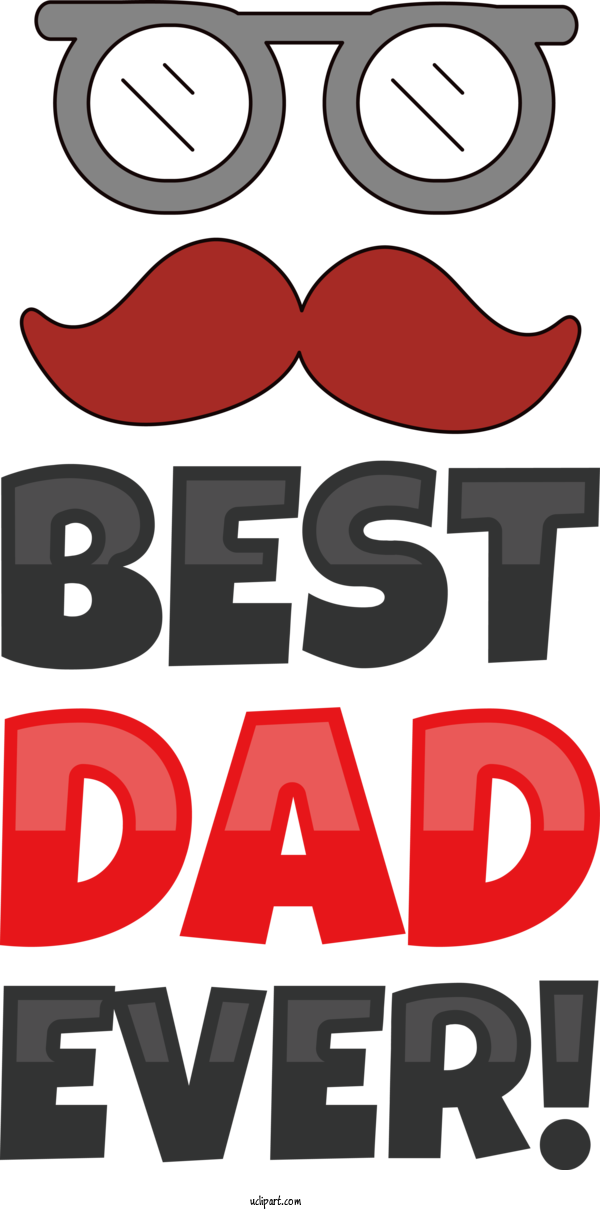 Free Holidays Design Logo Symbol For Fathers Day Clipart Transparent Background