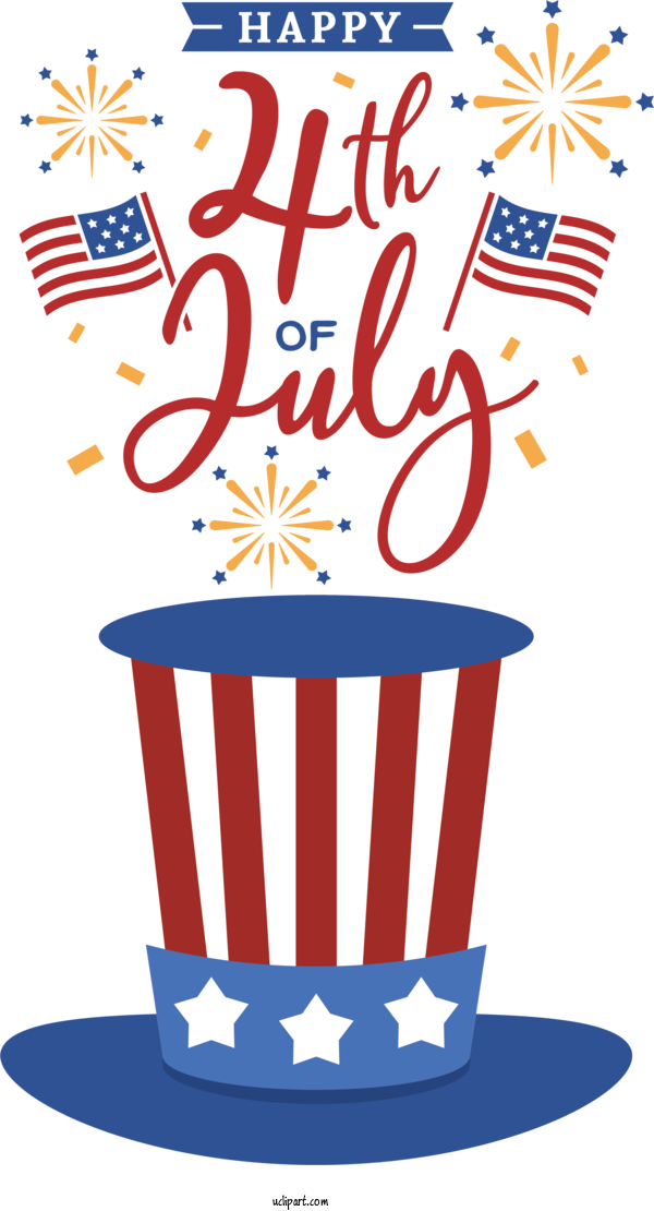 Free Holidays Baking Line Baking Cup For Fourth Of July Clipart Transparent Background