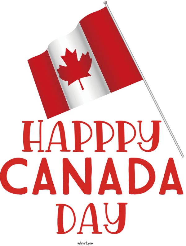 Free Holiday Logo Canada Design For Canada Day Clipart Transparent Background