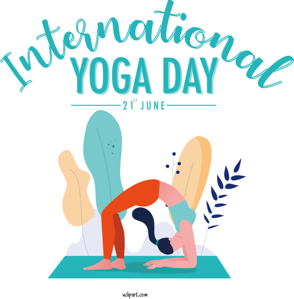 Free Holiday Human Cartoon Behavior For Yoga Day Clipart Transparent Background