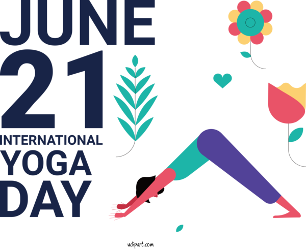 Free Holiday Design Logo Poster For Yoga Day Clipart Transparent Background