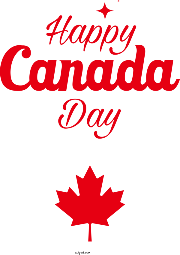 Free Holiday Canada Leaf Logo For Canada Day Clipart Transparent Background