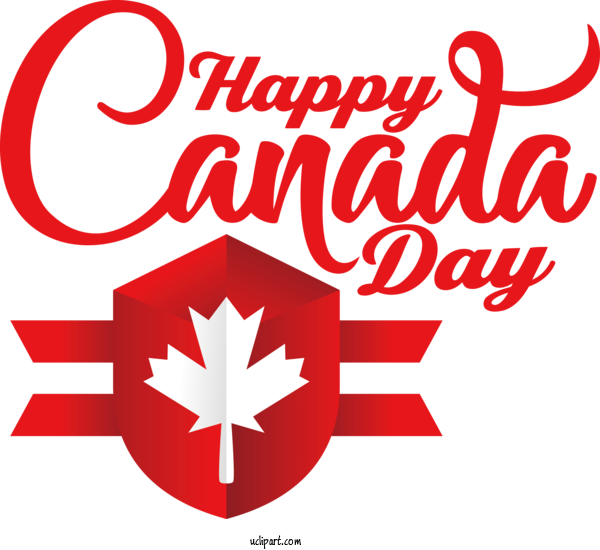 Free Holiday Logo Montreal Line For Canada Day Clipart Transparent Background