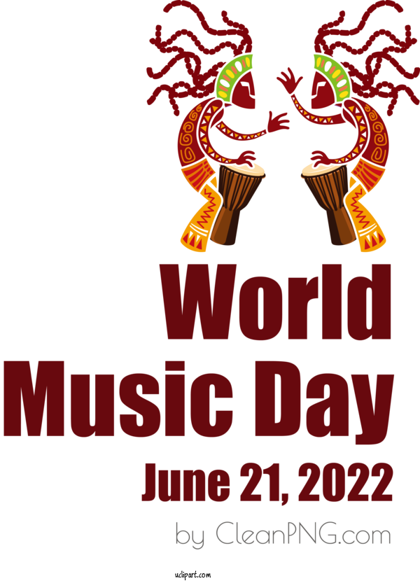 Free Music Day Drawing Logo Painting For World Music Day Clipart Transparent Background