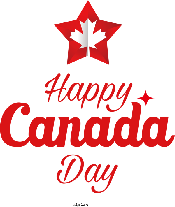 Free Holiday Christmas Logo Christmas Decoration For Canada Day Clipart Transparent Background