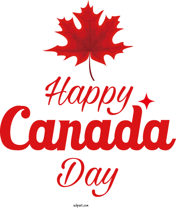 Free Holiday Leaf Logo Tree For Canada Day Clipart Transparent Background