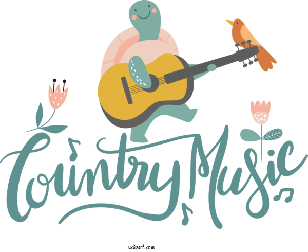 Free Holiday Logo Design String Instrument For Country Music Clipart Transparent Background
