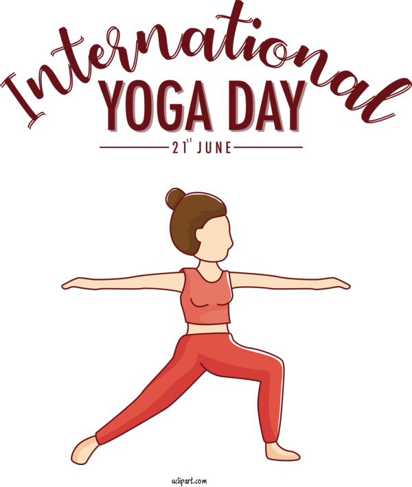 Free Holiday Human Performing Arts Cartoon For Yoga Day Clipart Transparent Background