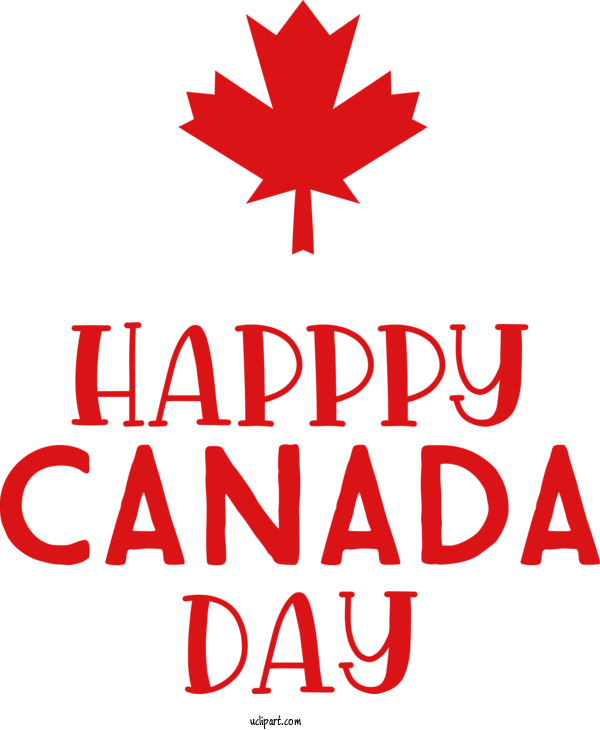 Free Holiday Leaf Tree Logo For Canada Day Clipart Transparent Background