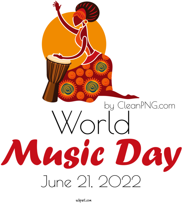 Free Music Day Flower Logo Line For World Music Day Clipart Transparent Background
