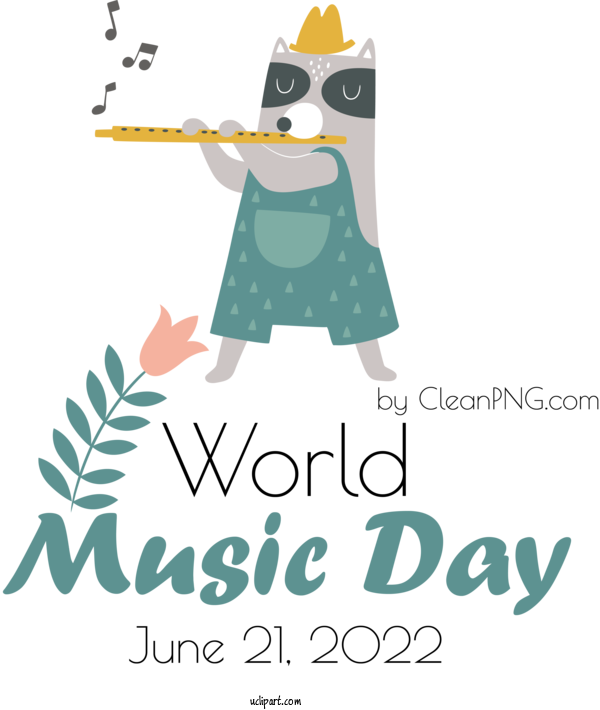 Free Music Day Logo Muszyna Biology For World Music Day Clipart Transparent Background
