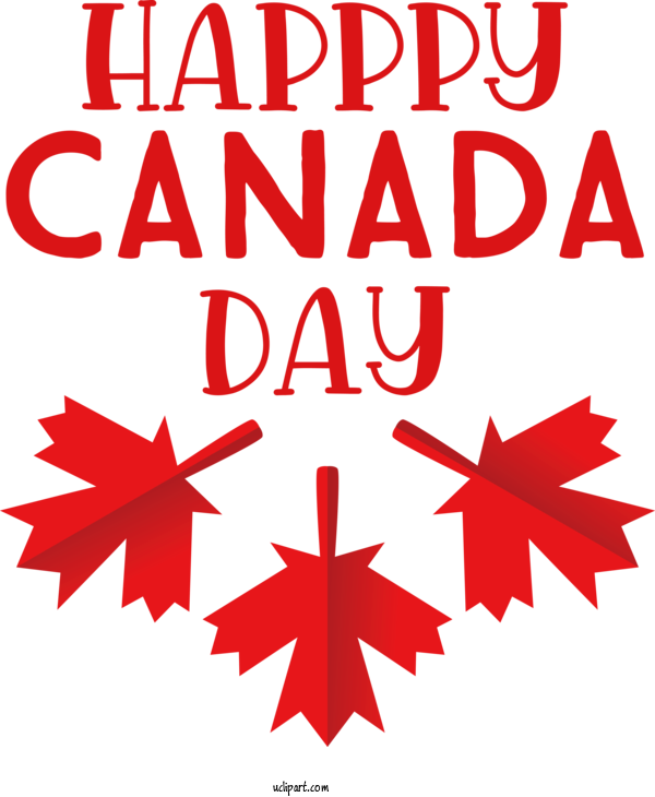 Free Holiday Logo Drawing Digital Art For Canada Day Clipart Transparent Background