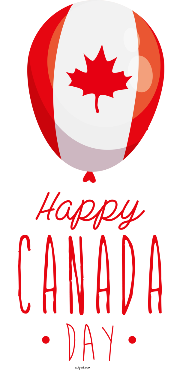 Free Holiday Logo Drawing Flag For Canada Day Clipart Transparent Background