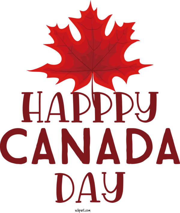 Free Holiday Leaf Tree Maple Leaf For Canada Day Clipart Transparent Background