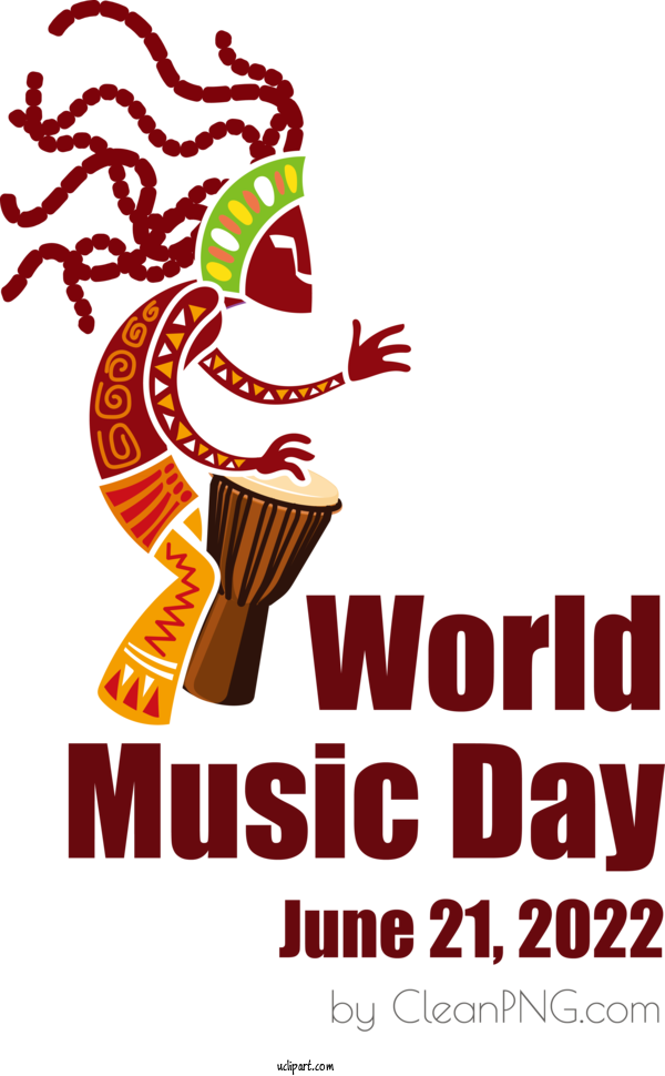 Free Music Day Poster Design Drawing For World Music Day Clipart Transparent Background