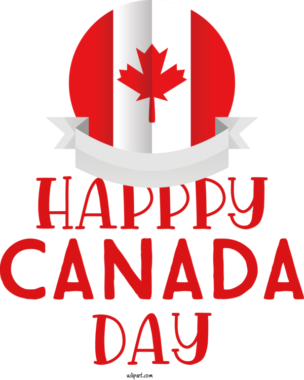 Free Holiday Logo Flower Line For Canada Day Clipart Transparent Background