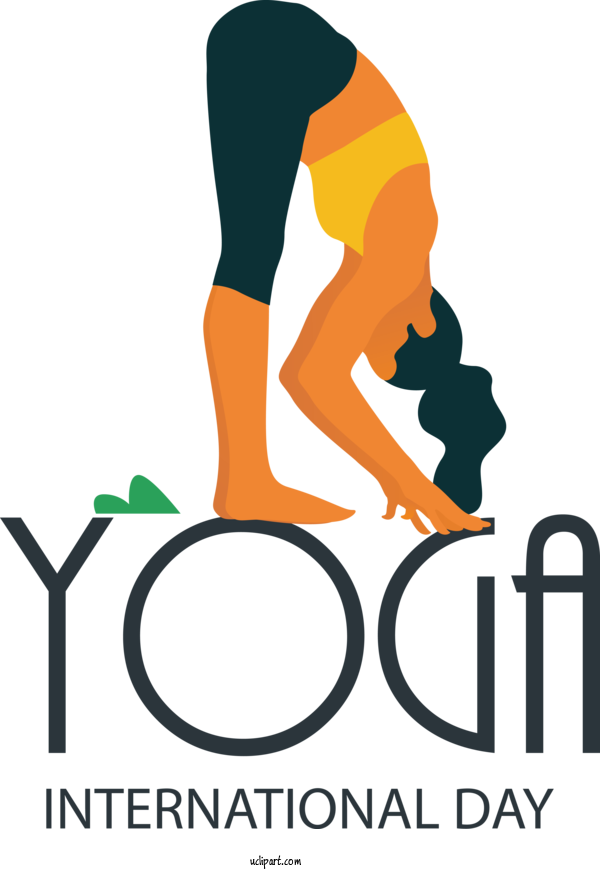 Free Holiday Logo Human Design For Yoga Day Clipart Transparent Background